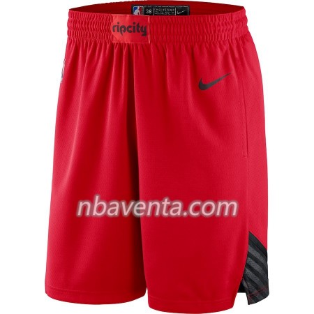 Portland Trail Blazers Hombre Pantalones Rojo 2018-19 Nike Swingman